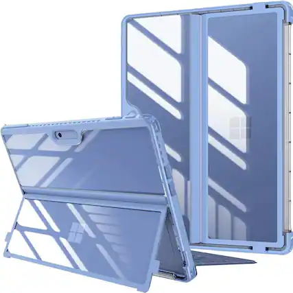Front. Kitcheniva - Rugged Protective Case For Microsoft Surface Pro 11 2024 Pro 10 Pro 9 13 Inch Blue - Blue.