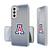 Front. Keyscaper - Arizona Wildcats Linen Logo Galaxy Clear Case - S24 - Multicolor.