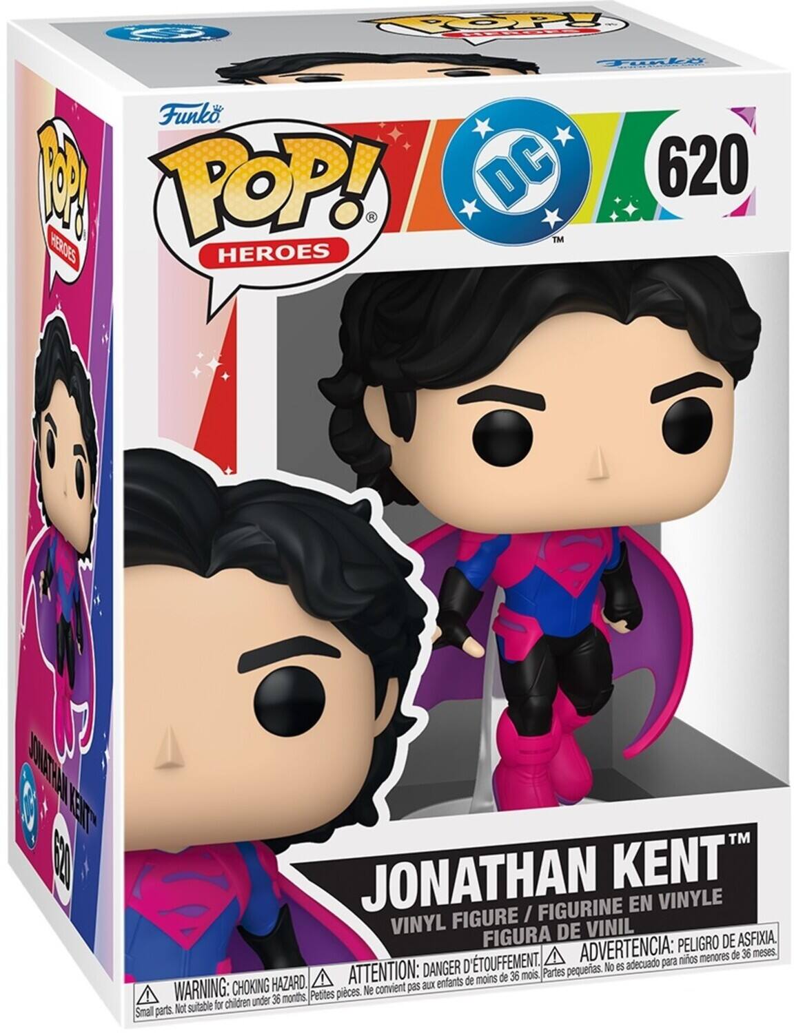 I TOOP Tol Funko 1 POP! DC 620 TM HEROES HEROES S ORALY NETT e TM JONATHAN KENT' FIGURINE EN VINYLE FIGURE I VINYL DE VINIL FIGURA PELIGRO DE ASFIXIA D'TOUFFEMENT. ADVERTENCIA: para niños menores de 36 meses DANGER pequeras. No es adecuado HAZARD. ATTENTION: aLx enfants de moins de 36 mois. Partes WARNING: CHOKING Petites pieces. Ne convient pas children under 36 months. Not suitable for Smal parts.