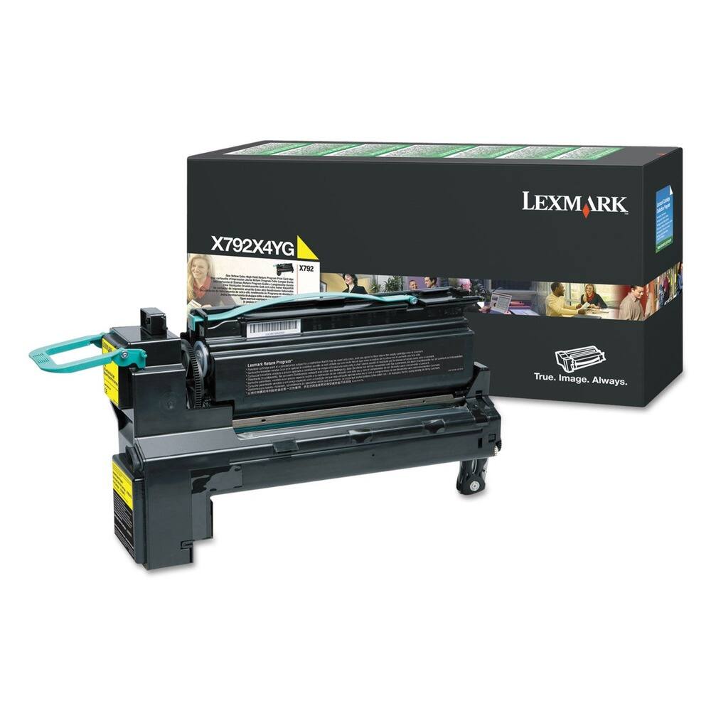 Lexmark - X792X4YG 20000 Page Yield Return Program Extra High-Yield Toner - Yellow