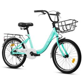Chery Life - 20 in. 1-Speed Kids Bike with Coaster Brake and V-Brake Lightweight Steel Frame - Green