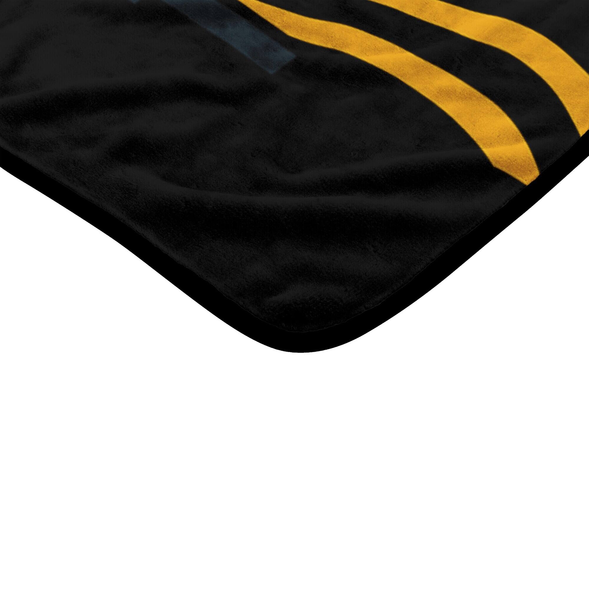 Alt View 1. Northwest - 50" x 60" Digitize Raschel Throw Blanket - Black.