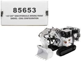 Diecast Masters - CAT Caterpillar 6060 Hydraulic Mining Front Shovel Coal Configuration White "High Line Series" 1/87 (HO) Scale Diecast - White