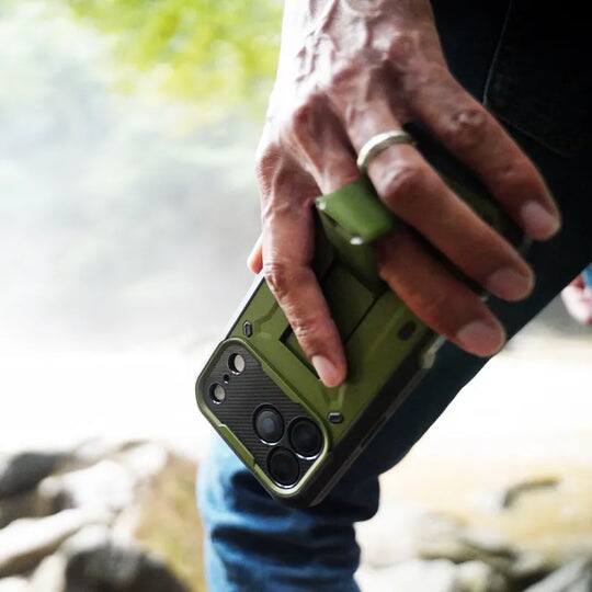 Alt View 2. SUPCASE - Unicorn Beetle Pro Rugged Case for iPhone 17 Pro – Full-Body Protection with Screen Protector - Dark Green.