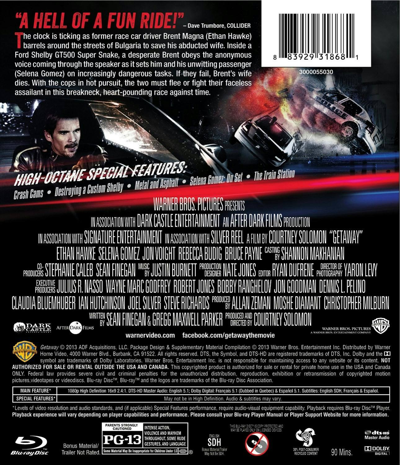 Back. Getaway [Blu-ray].