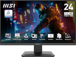 MSI - PRO MP243L E14 24" FHD IPS 144Hz 1ms Adaptive-Sync HDR Ready (HDMI,VGA) - Matte Black