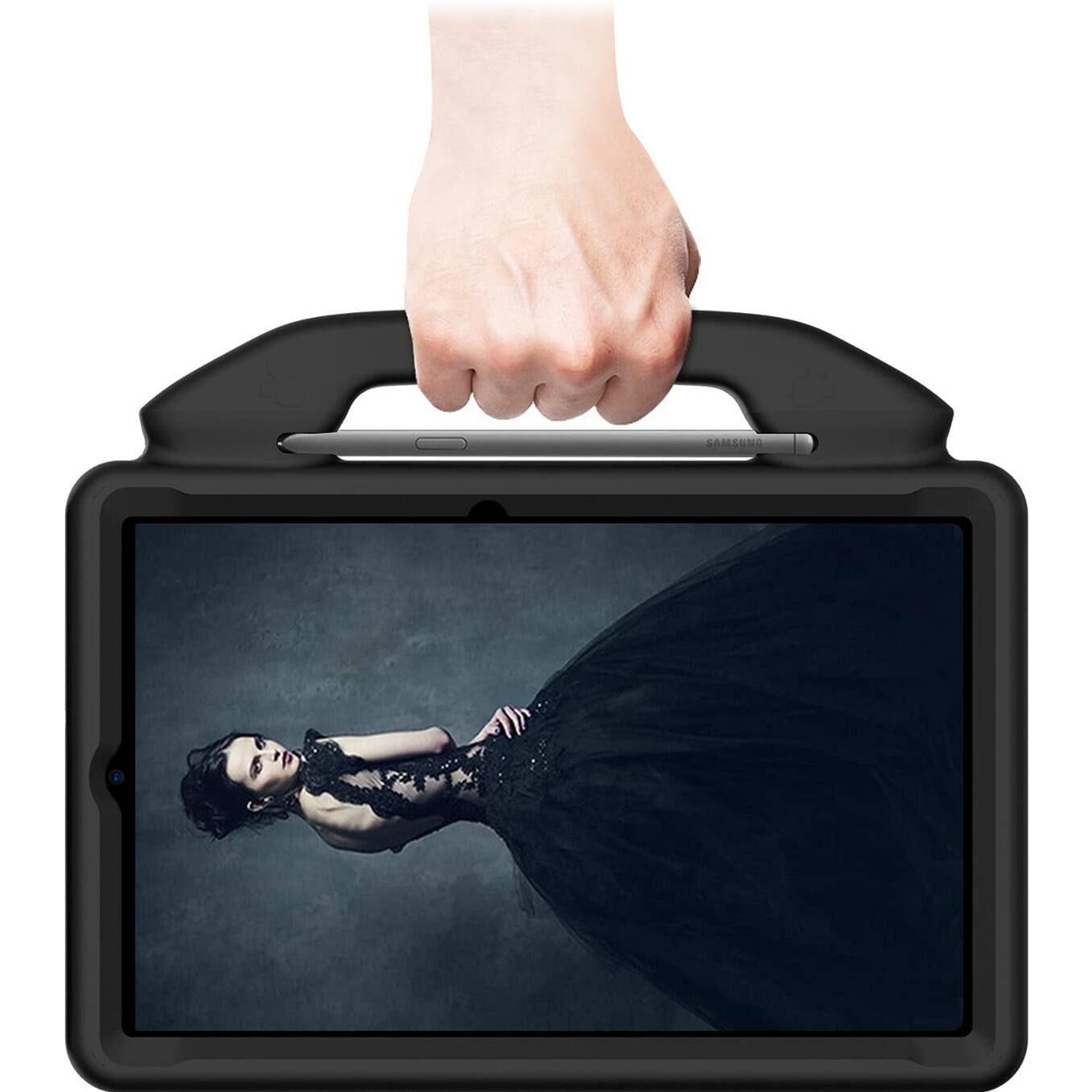 Alt View 17. SaharaCase - KidProof Carry Series Case for Samsung Galaxy Tab S6 Lite - Black.