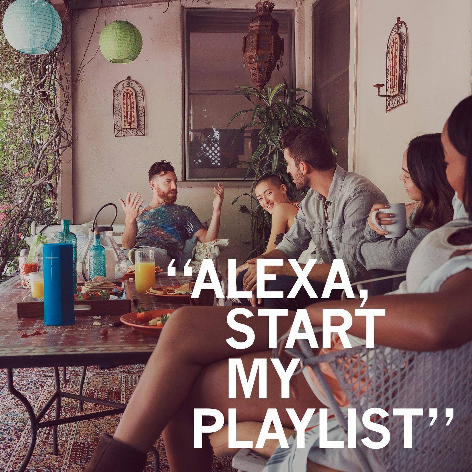 "Alexa, start my playlist."