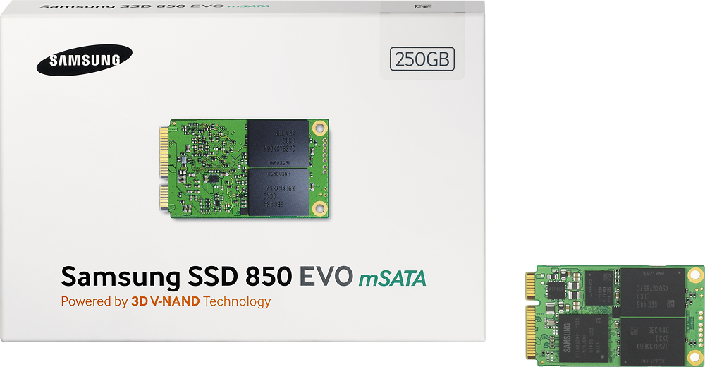 passager trend Høring Samsung 850 EVO 250GB Internal mSATA Solid State Drive MZ-M5E250BW - Best  Buy