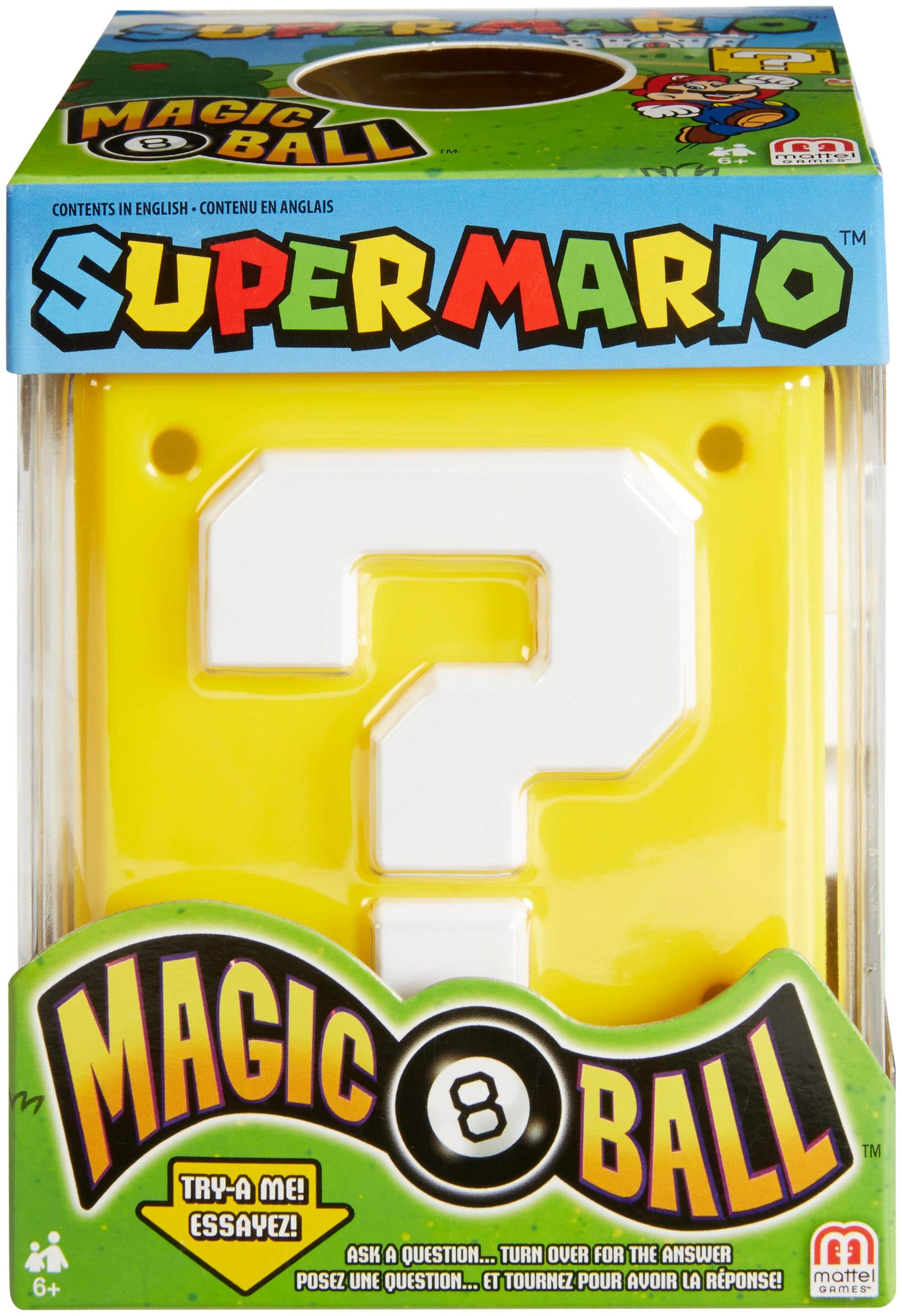 Best Buy: Mattel Magic 8 Ball Nintendo Super Mario Novelty Toy Yellow 90803