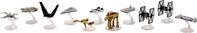 Mattel - Hot Wheels® Star Wars: The Last Jedi Starships (11-Pack) - Styles May Vary - Front Zoom