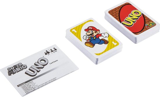 Mattel - UNO® Super Mario Card Game - Multi - Front_Zoom