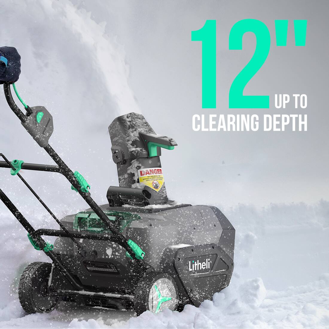 12" UP TO CLEARING DEPTH

Litheli

DANGER