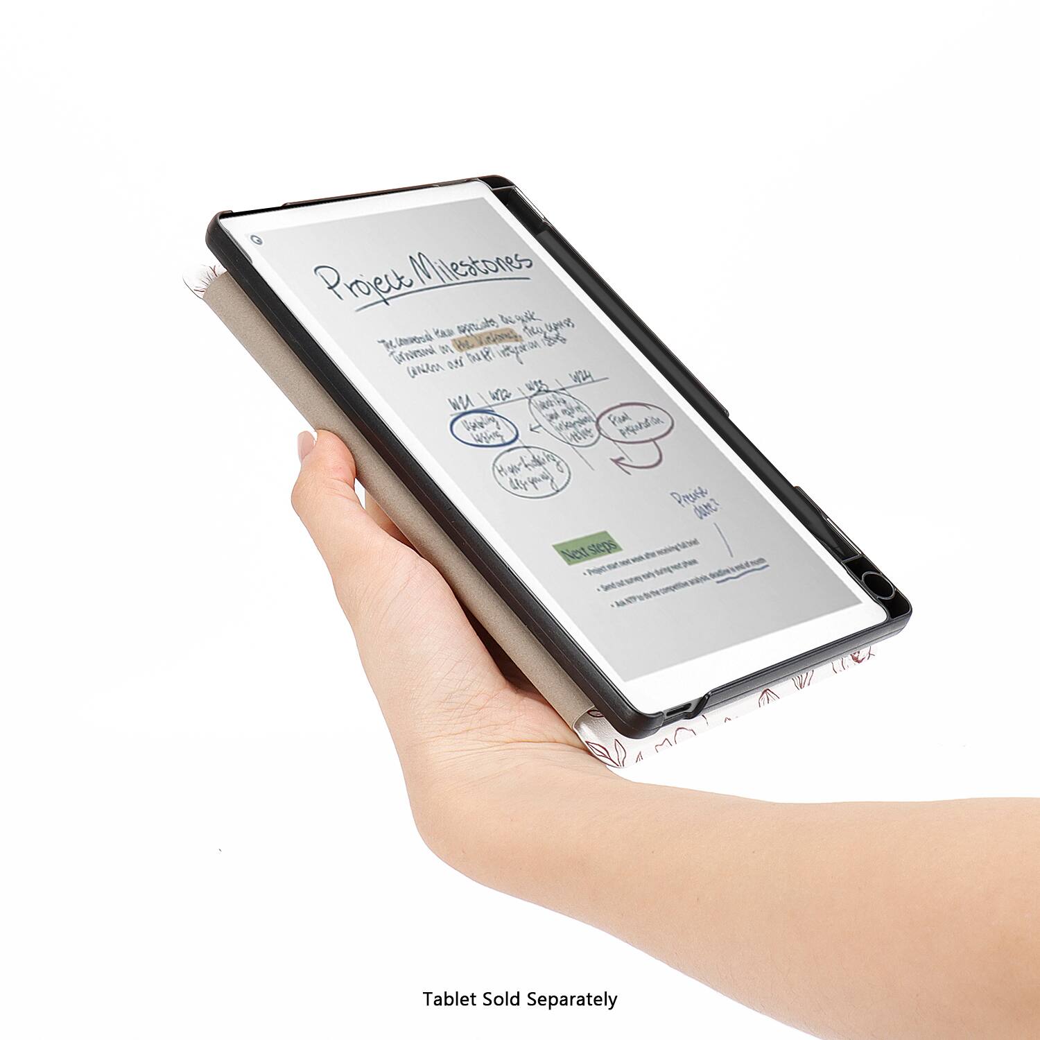 Project Milestones

- [ ] Define project scope and objectives
- [ ] Create project plan
- [ ] Assign tasks
- [ ] Set deadlines
- [ ] Monitor progress
- [ ] Review and adjust plan as needed
- [ ] Finalize project

Tablet Sold Separately
