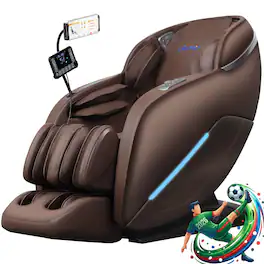 MassaMax - Mythia 2026 Full Body Massage Chair,Zero Gravity with Heat Therapy,Body Scan,APP Control - Brown