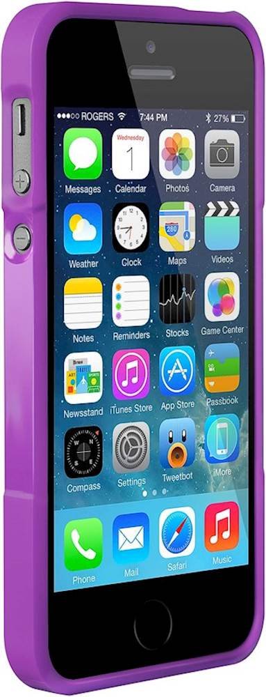 clear case with glass screen protector for apple iphone 5/5s and se - crystal