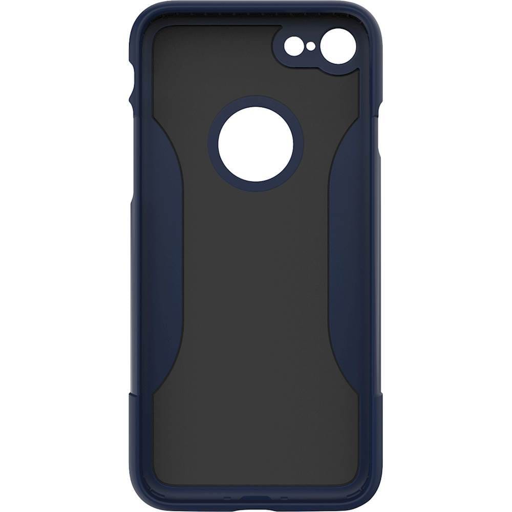 classic case with glass screen protector for apple iphone 7 and apple iphone 8 - navy blue classic case with glass screen protector for apple iphone 7 and apple iphone 8 - navy blue
