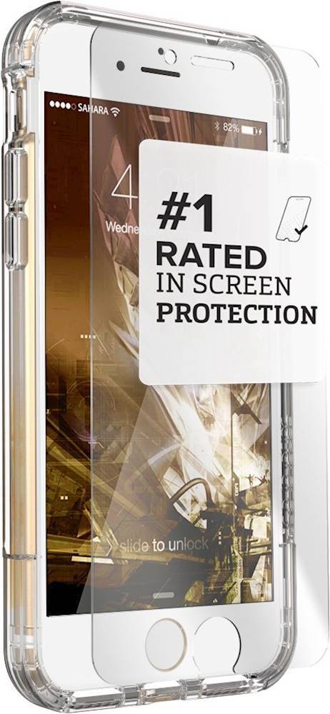 Alt View 13. SaharaCase - Clear Case for Apple® iPhone® 7 and 8 - Crystal.