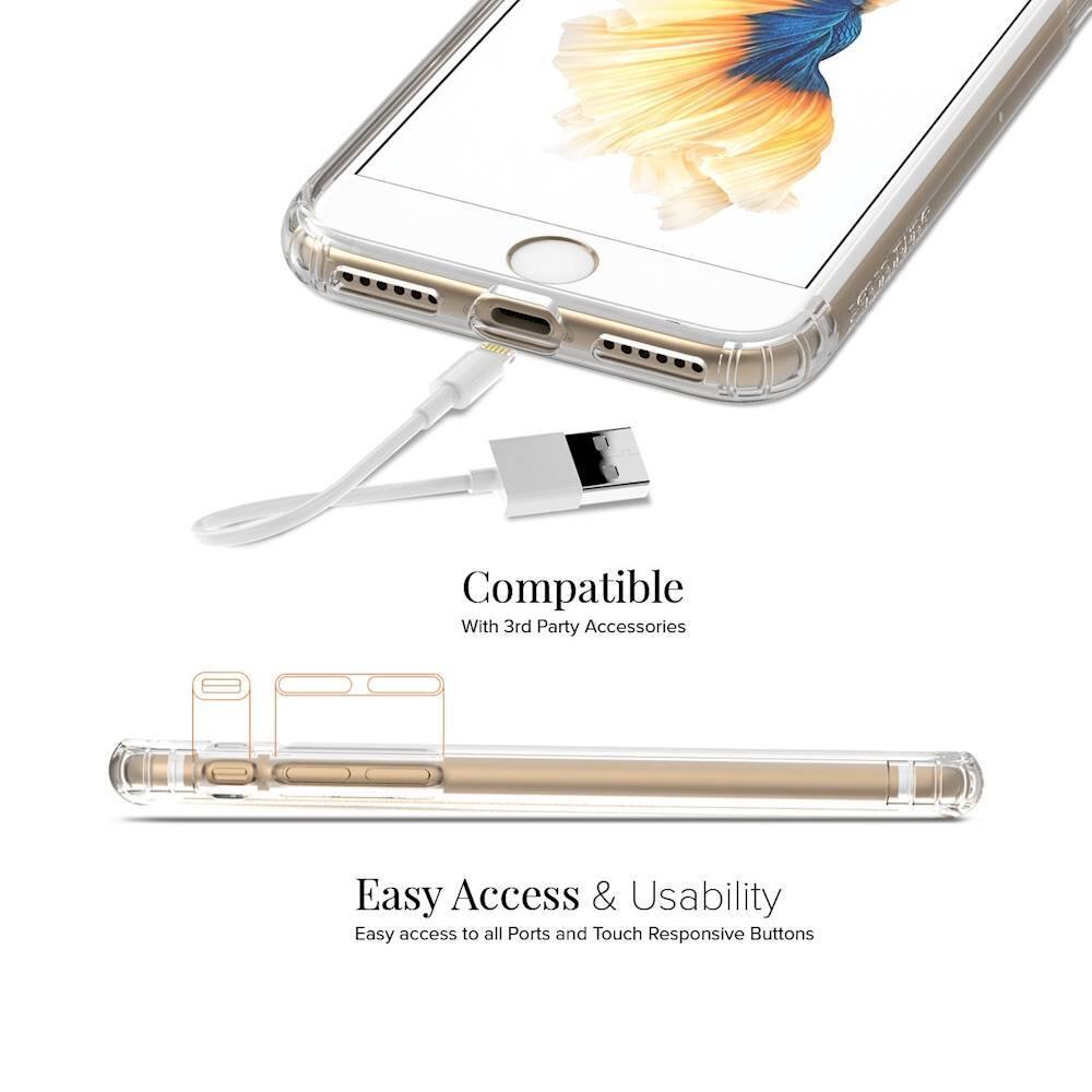 Alt View 14. SaharaCase - Clear Case for Apple® iPhone® 7 and 8 - Crystal.