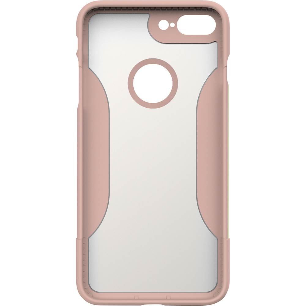 classic case with glass screen protector for apple iphone 7 plus and apple iphone 8 plus - rose gold
