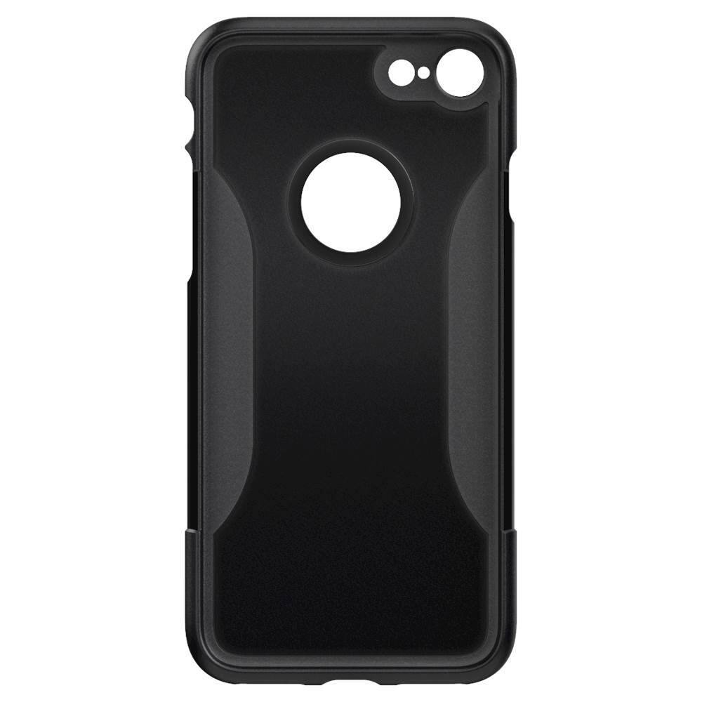 classic case with glass screen protector for apple iphone 7 and apple iphone 8 - black gray classic case with glass screen protector for apple iphone 7 and apple iphone 8 - black gray