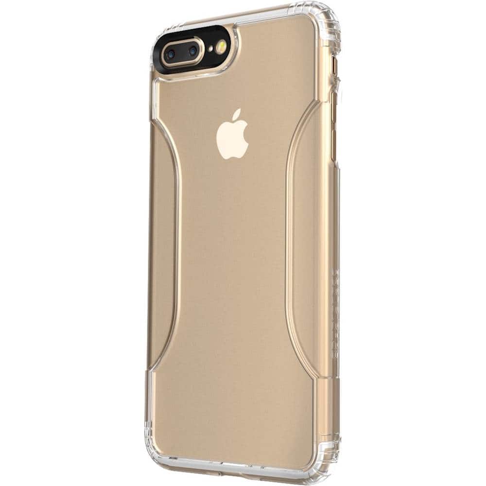 SaharaCase - Classic Case with Glass Screen Protector for Apple® iPhone® 7 Plus and 8 Plus - Clear - Larger Front
