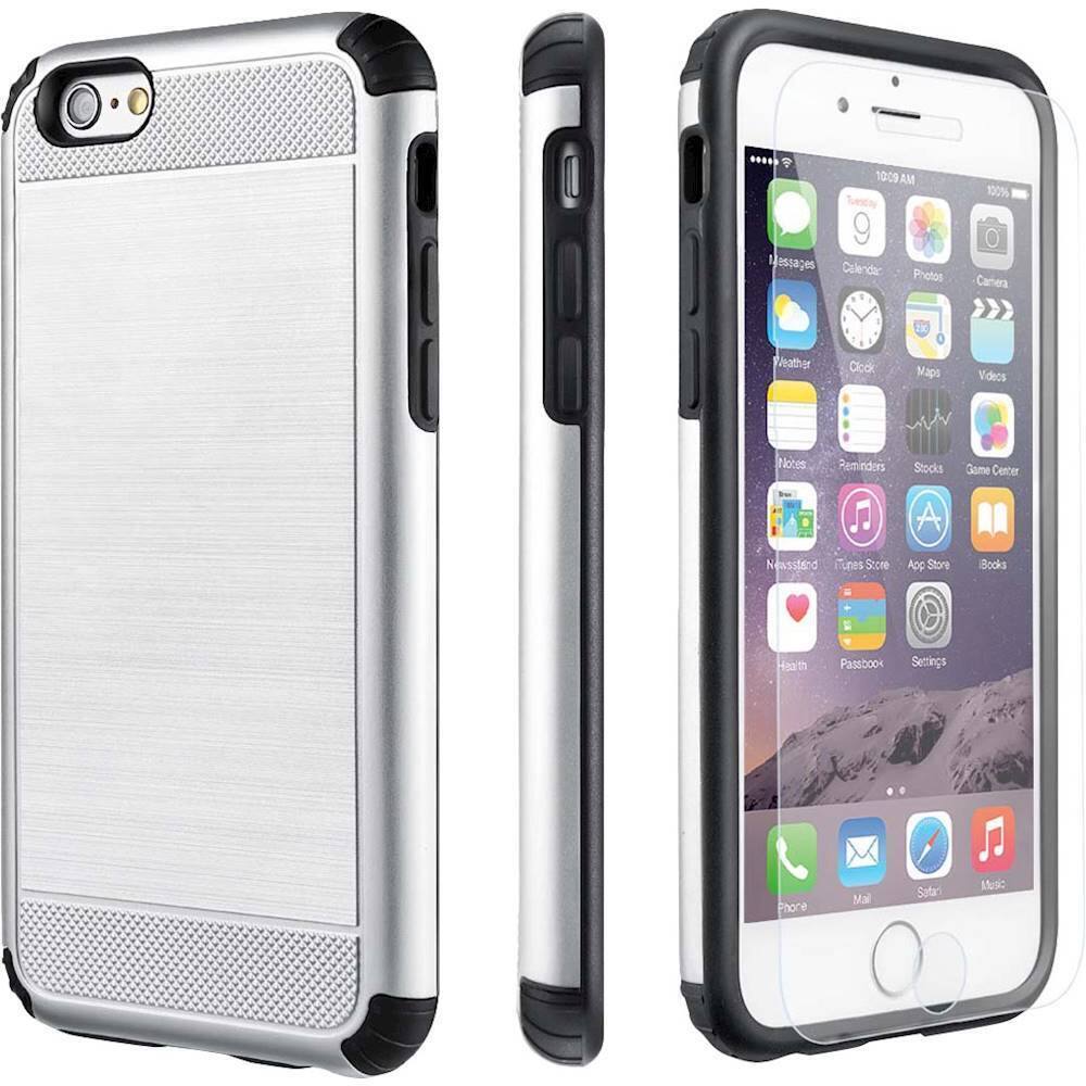 Alt View 11. SaharaCase - Classic Case with Glass Screen Protector for Apple® iPhone® 5/5s and SE (1st generation) - Black Gray.