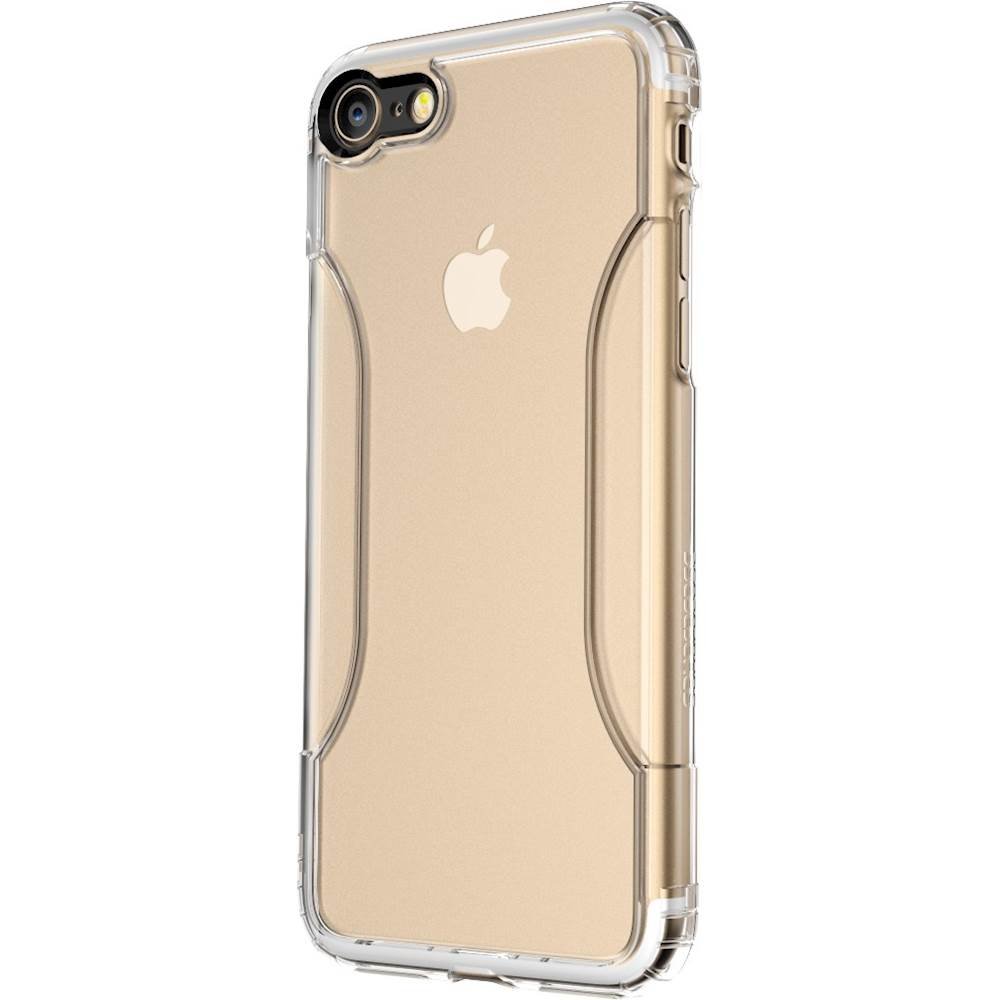 classic case with glass screen protector for apple iphone 7 and apple iphone 8 - clear