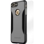 Front Zoom. SaharaCase - Classic Case with Glass Screen Protector for Apple® iPhone® 7 Plus and Apple® iPhone® 8 Plus - Black Gray.