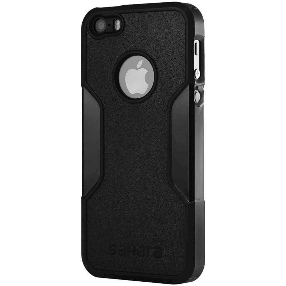 classic case with glass screen protector for apple iphone 5/5s and se - black classic case with glass screen protector for apple iphone 5/5s and se - black