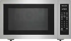 KitchenAid - 1.5 Cu. Ft. Convection Microwave with Sensor Cooking and Grilling - Stainless Steel - Front_Zoom