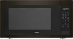 Whirlpool - 2.2 Cu. Ft. Microwave with Sensor Cooking - Black stainless steel - Front_Standard