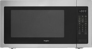 Whirlpool - 2.2 Cu. Ft. Microwave with Sensor Cooking - Stainless steel - Front_Zoom