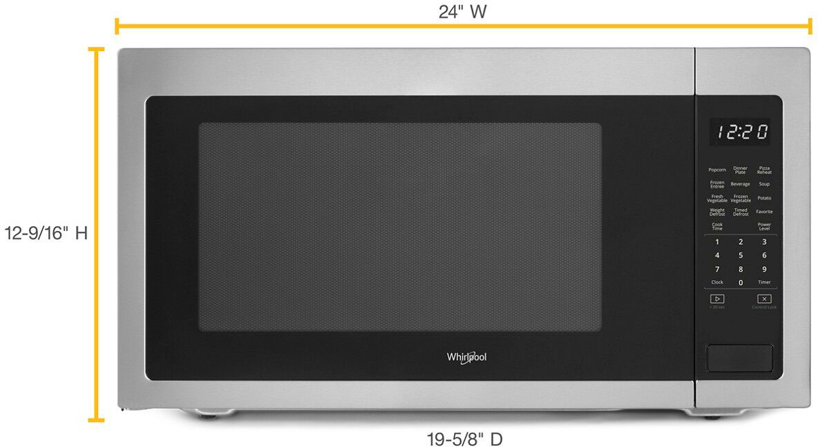 Best Buy: Whirlpool 0.5 Cu. Ft. Compact Microwave Silver WMC20005YD