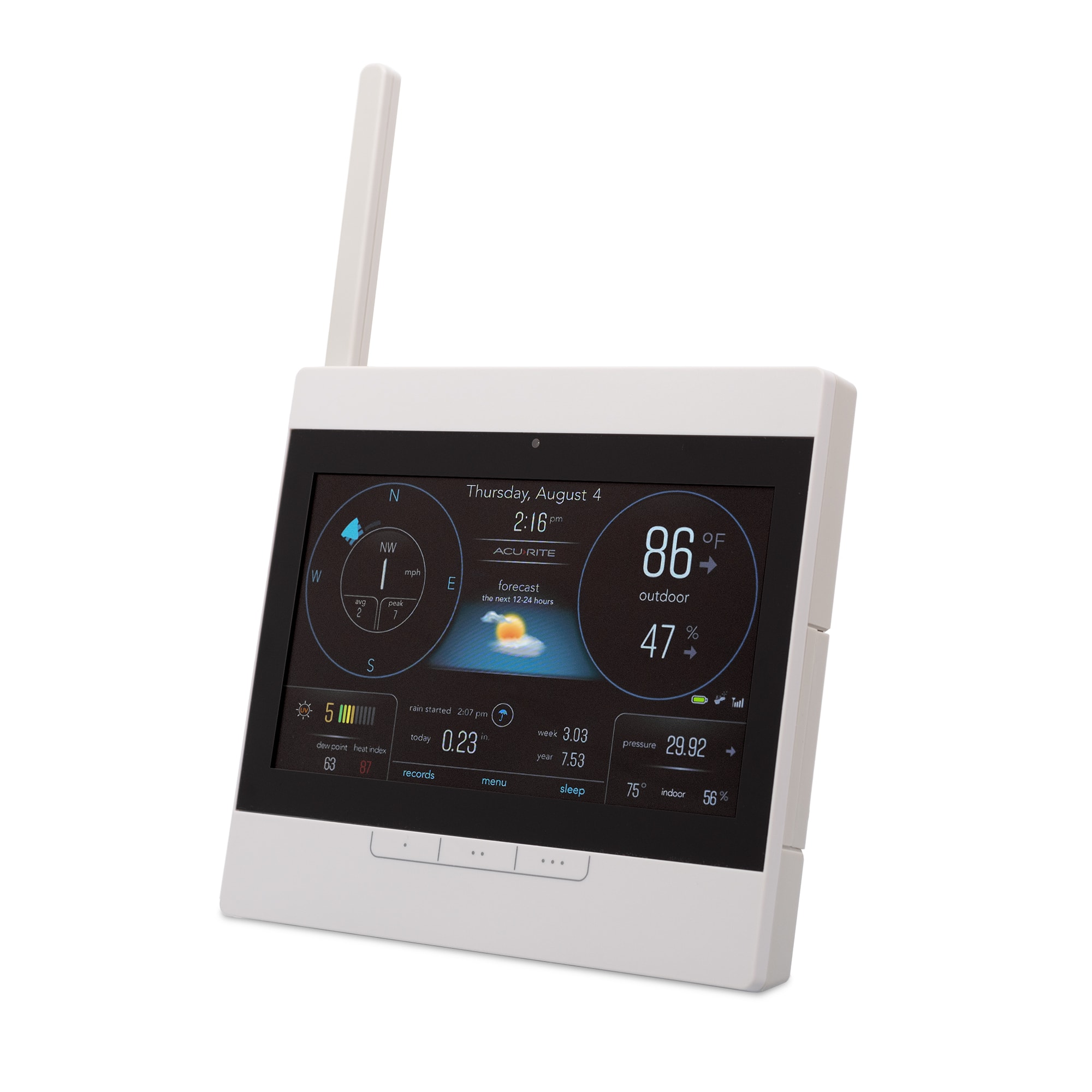 Left. AcuRite - Atlas Weather Station - White/Black.