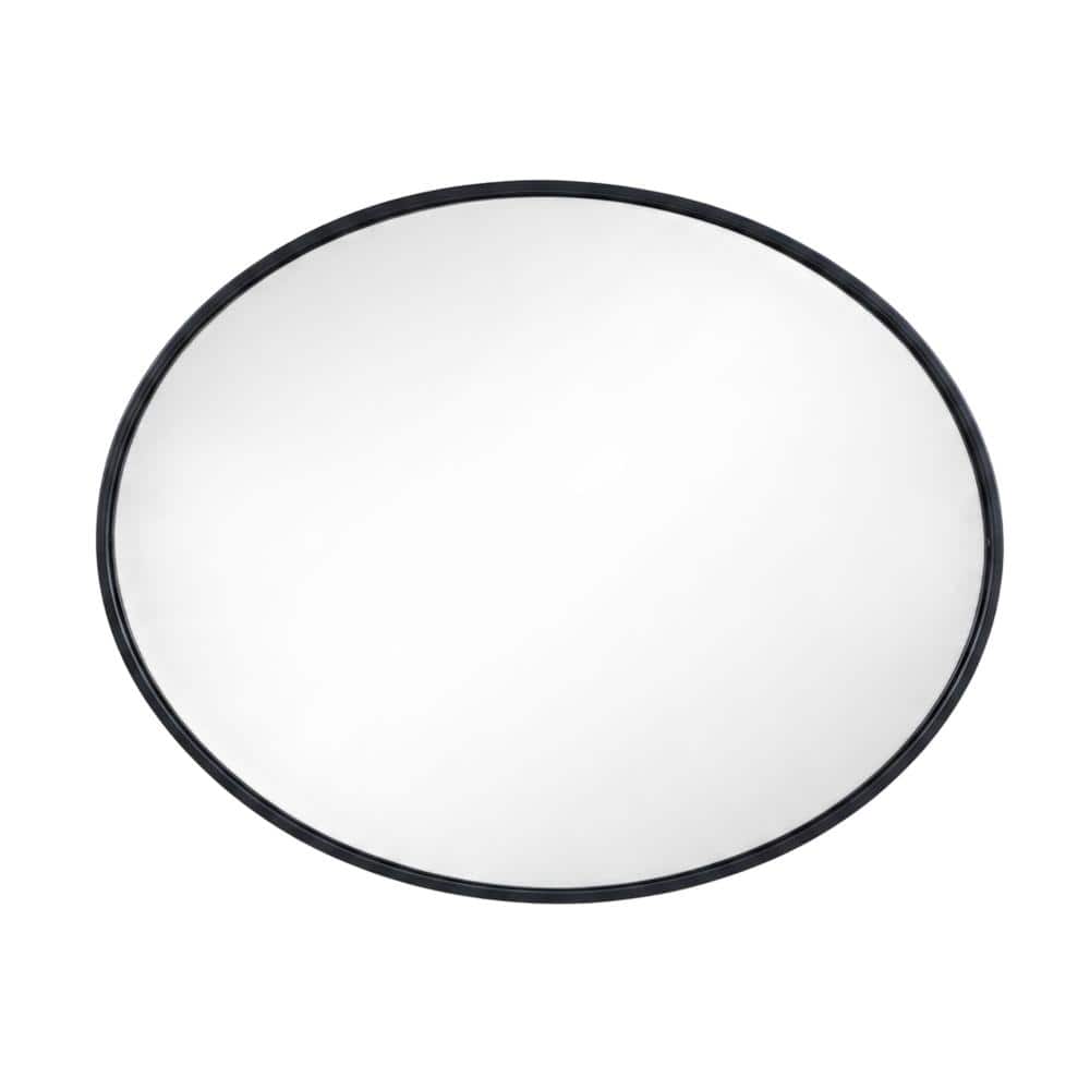Elegant Decor - Metal frame oval mirror 34 inch - Black price history on PriceWatchPro