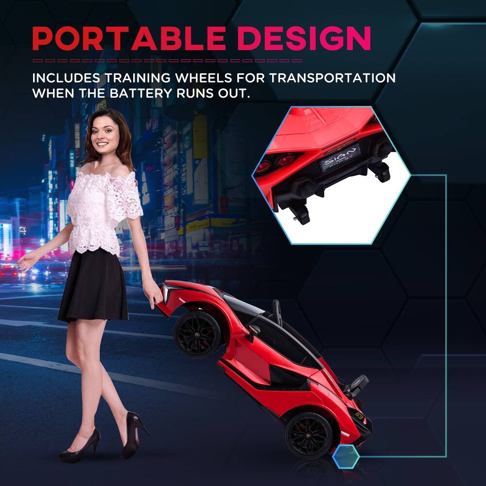 PORTABLE DESIGN  
INCLUDES TRAINING WHEELS FOR TRANSPORTATION WHEN THE BATTERY RUNS OUT.