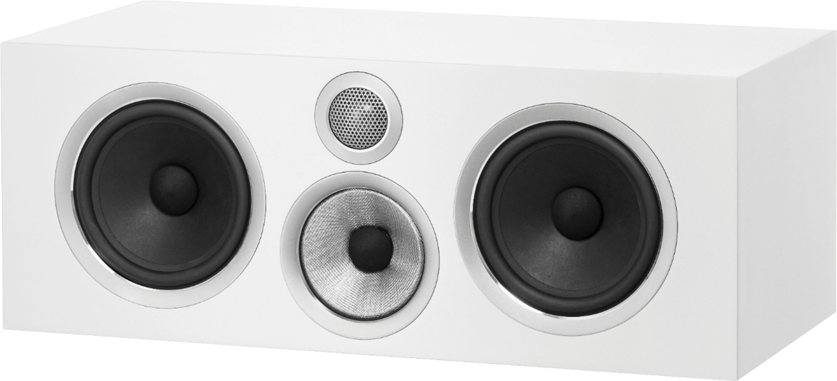 Angle View: KEF - Q Series 6.5" 2.5-Way Center-Channel Speaker - Satin Black
