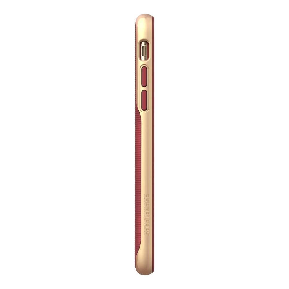 trend case with glass screen protector for apple iphone 7 and apple iphone 8 - plum gold trend case with glass screen protector for apple iphone 7 and apple iphone 8 - plum gold