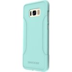 Front Zoom. SaharaCase - Classic Case with Glass Screen Protector for Samsung Galaxy S8+ Cell Phones - Aqua.