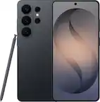 Front. Samsung - Galaxy S26 Ultra 256GB (Unlocked) - Black.