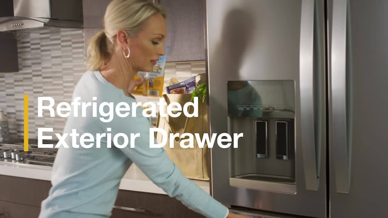 Whirlpool - 26.2 Cu. Ft. 4-Door French Door Refrigerator - Stainless