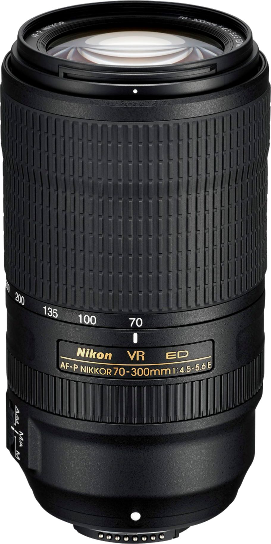 Vroegst levenslang voedsel Nikon AF-P NIKKOR 70-300mm f/4.5-5.6E ED VR Telephoto Zoom Lens for F-mount  cameras Black 20068 - Best Buy
