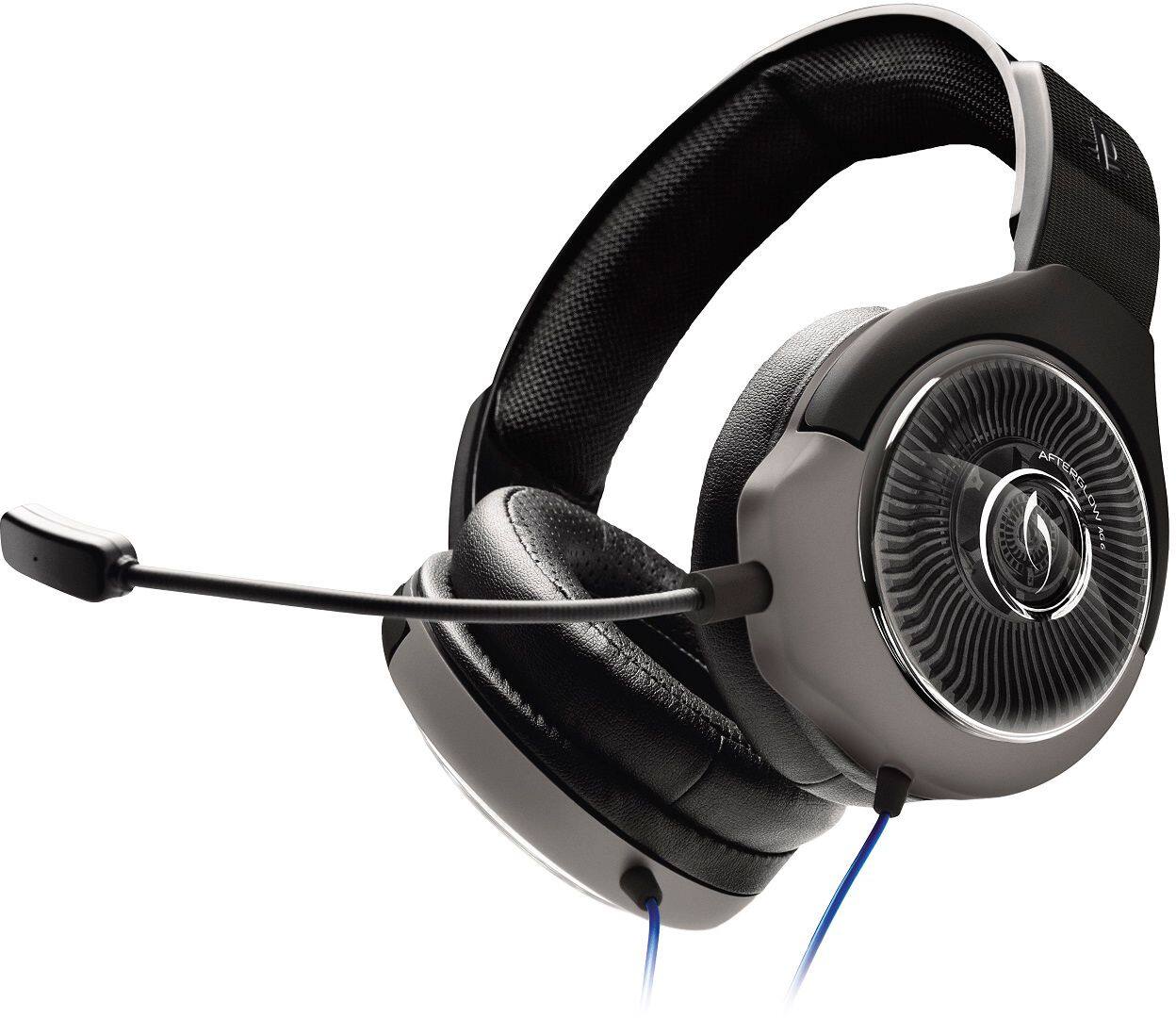 Alt View 11. Afterglow - AG 6 Wired Stereo Gaming Headset for PS4 - Black.