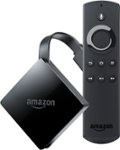 Front. Amazon - Fire TV with 4K Ultra HD and Alexa Voice Remote - Black.