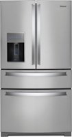 Whirlpool - 26.2 Cu. Ft. 4-Door French Door Refrigerator - Stainless steel - Front_Zoom