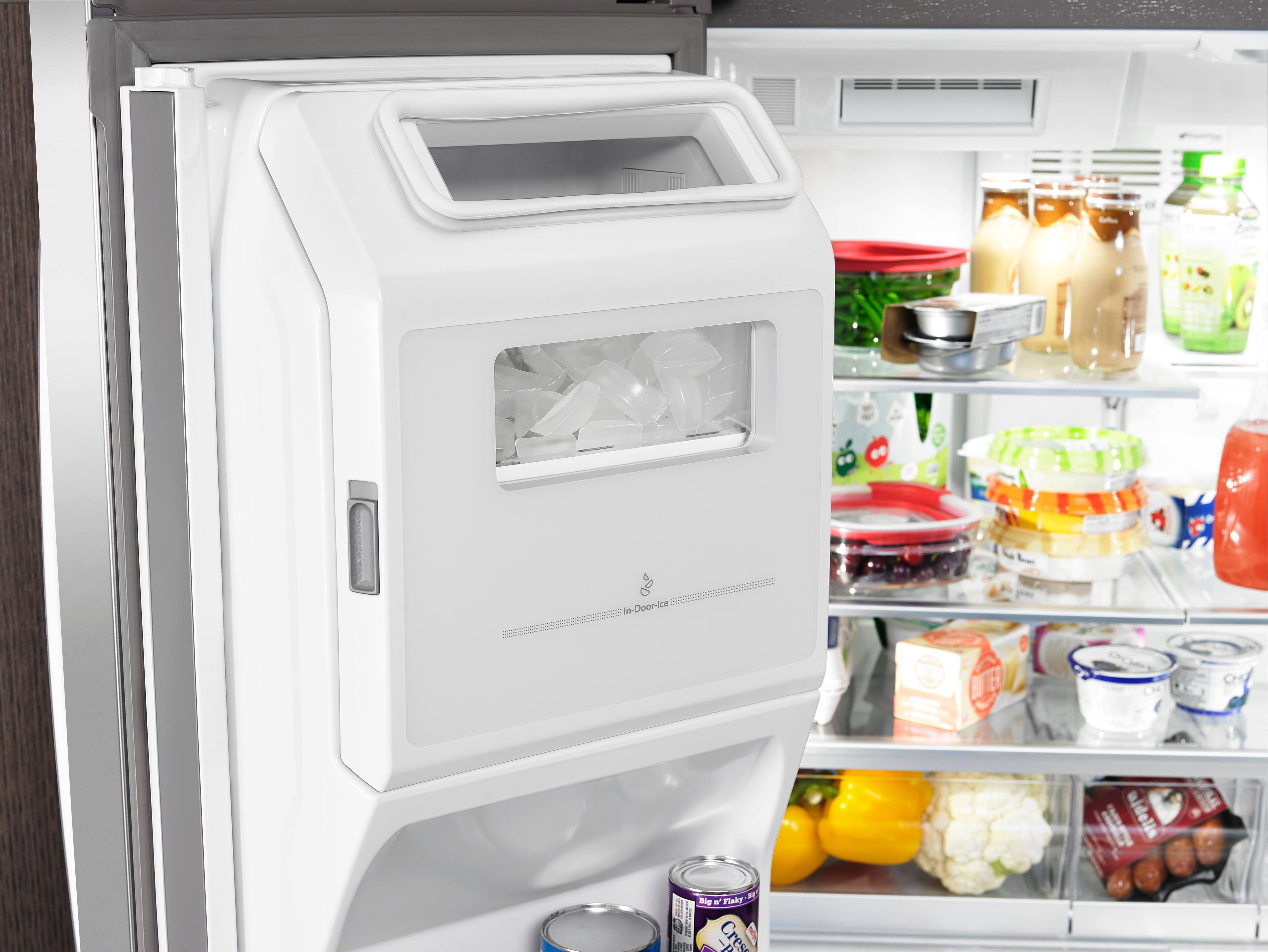 Alt View 11. Whirlpool - 26.2 Cu. Ft. 4-Door French Door Refrigerator - Stainless Steel.