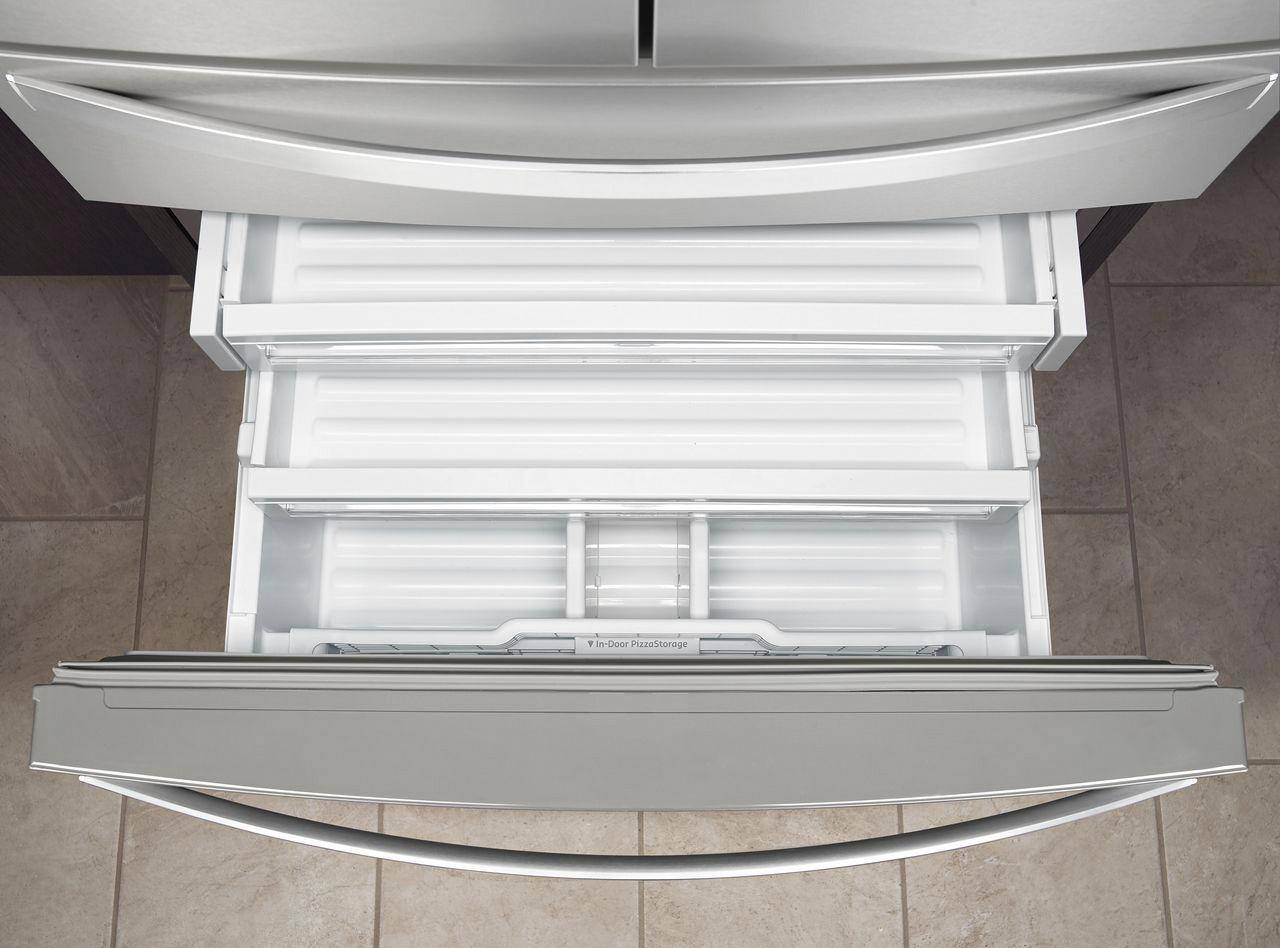 Alt View 13. Whirlpool - 26.2 Cu. Ft. 4-Door French Door Refrigerator - Stainless Steel.