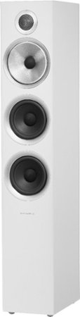 Bowers & Wilkins - 700 Series 3-way Floorstanding Speaker w/5" midrange, dual 5" bass (each) - White