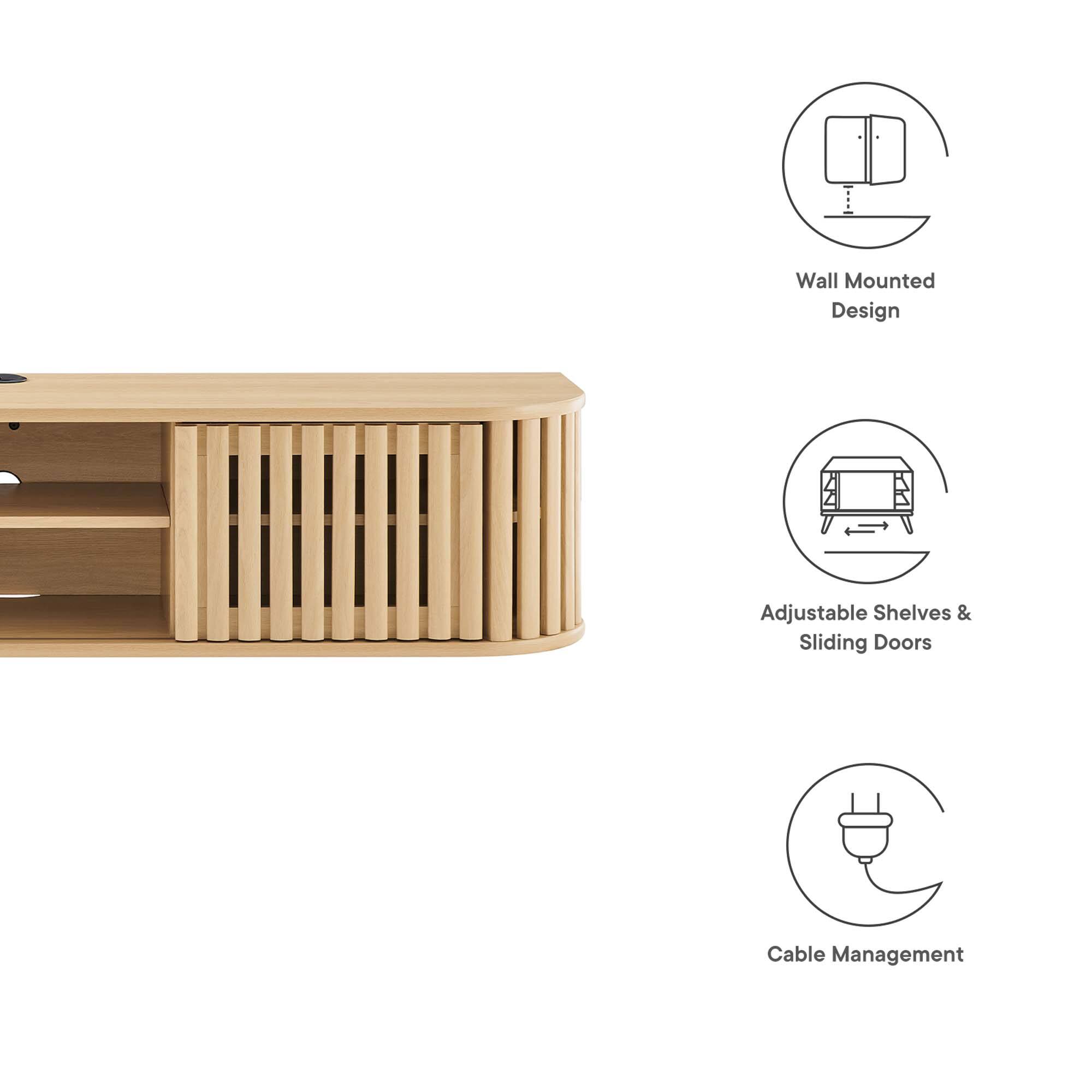 Wall Mounted Design  
Adjustable Shelves & Sliding Doors  
Cable Management